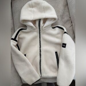 Abercrombie & Fitch Cream Teddy Jacket